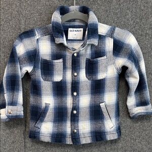 Old Navy Plaid Jacket -5T